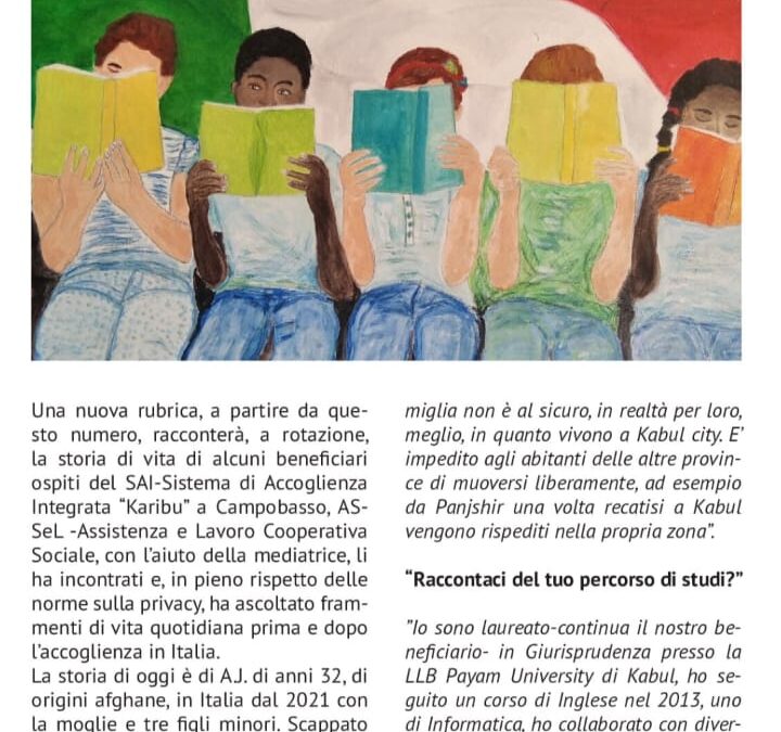 La nostra rubrica di Io sociale-numero Giugno 2023: “I beneficiari si raccontano”…